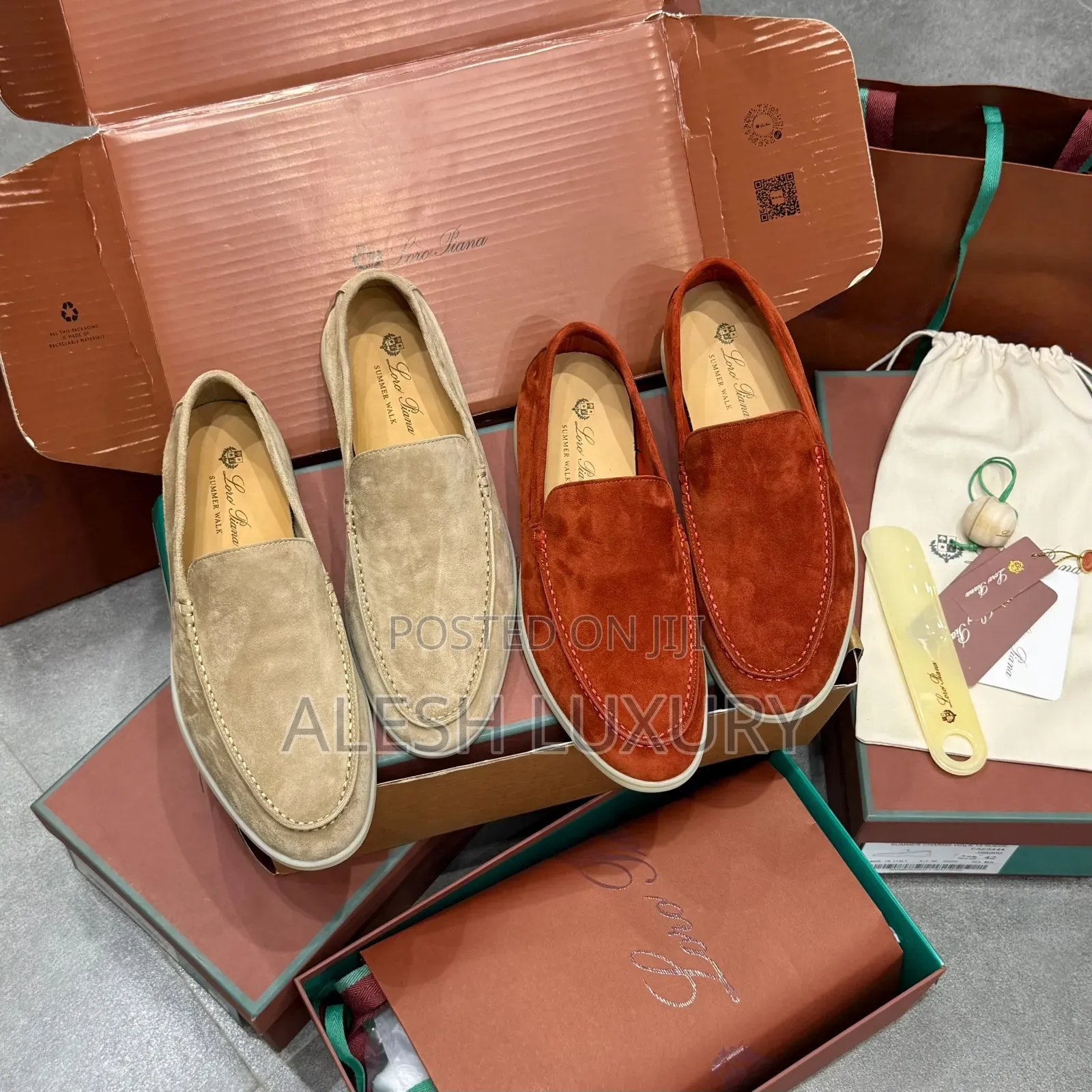 Luxury Update    
*Loro Piana - SUMMER WALK SUEDE LOAFERS