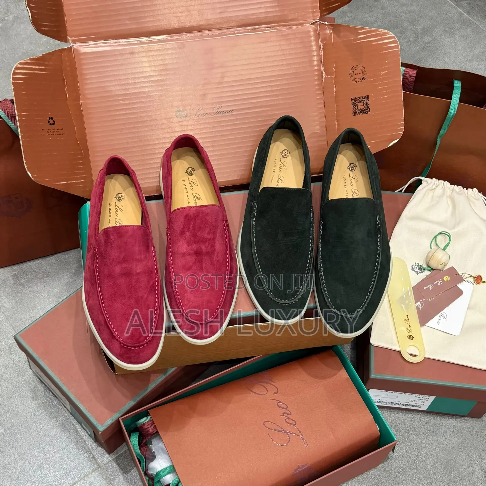 Luxury Update    
*Loro Piana - SUMMER WALK SUEDE LOAFERS