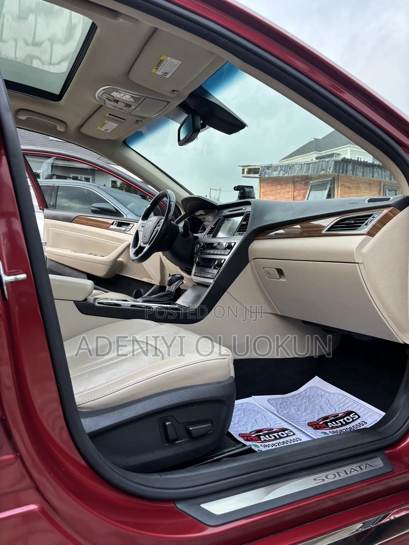 Hyundai Sonata Limited 4dr Sedan (2.4L 4cyl 6A) 2015 Red