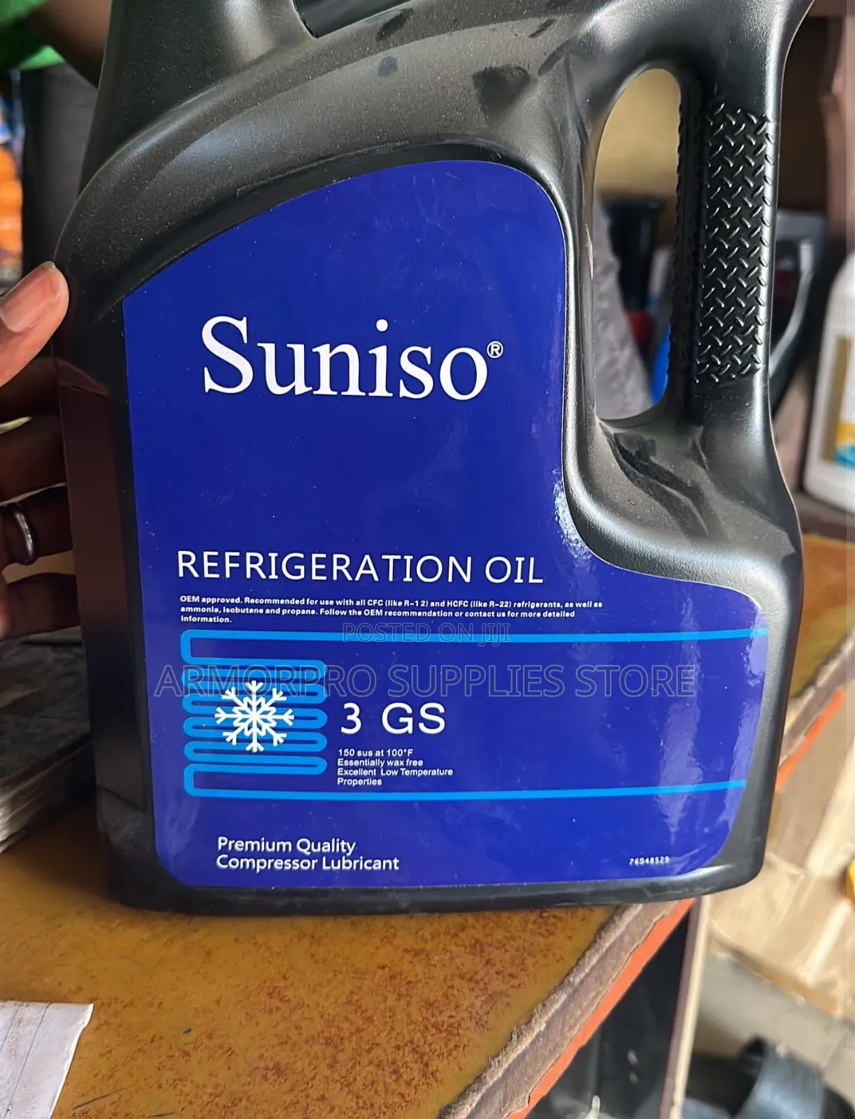 Suniso 3GS Is a Premium Naphthenic Mineral Refrigeration Oil