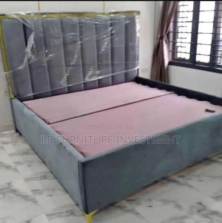 Gray 6 by 6 Bedframe