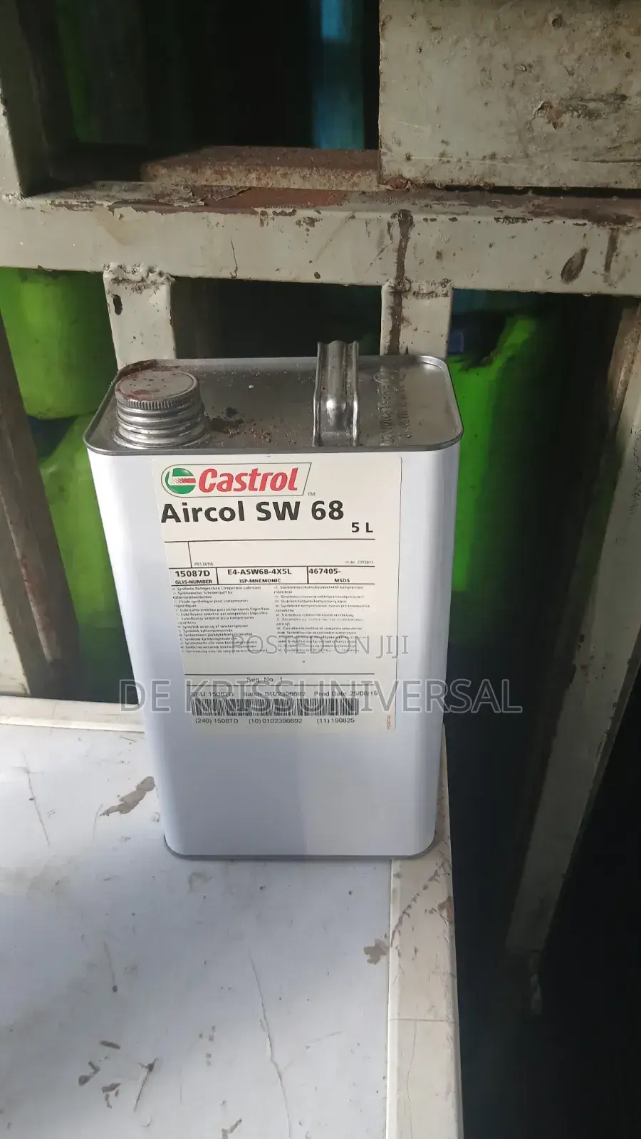 Castrol Aircol SW Series 5L - Synthetic Refrigeration Compressor Oil