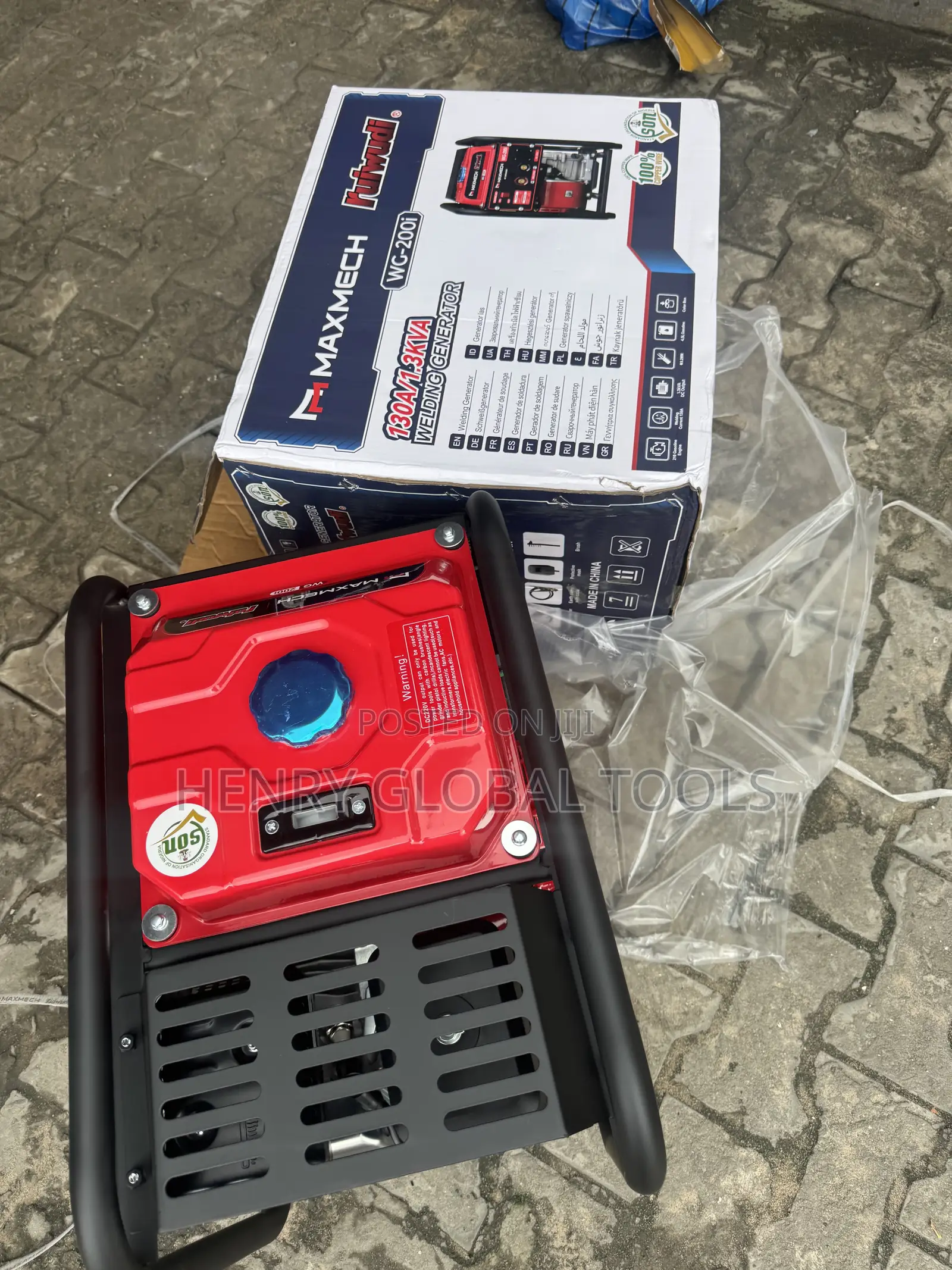 MAXMECH RUIWUDI WG-200i Welding Generator – 130A / 1.3kVA