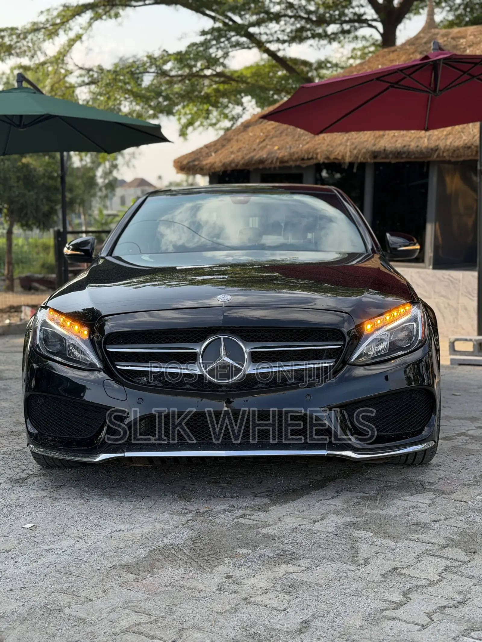 Mercedes-Benz C400 4Matic AWD Sedan (3.0L V6 7A) 2015 Black