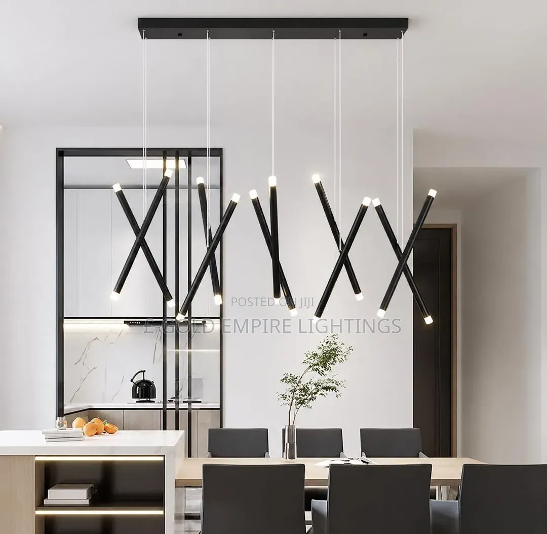 Modern 10-Light LED Pendant Chandelier – Luxury Dining Kitchen Light