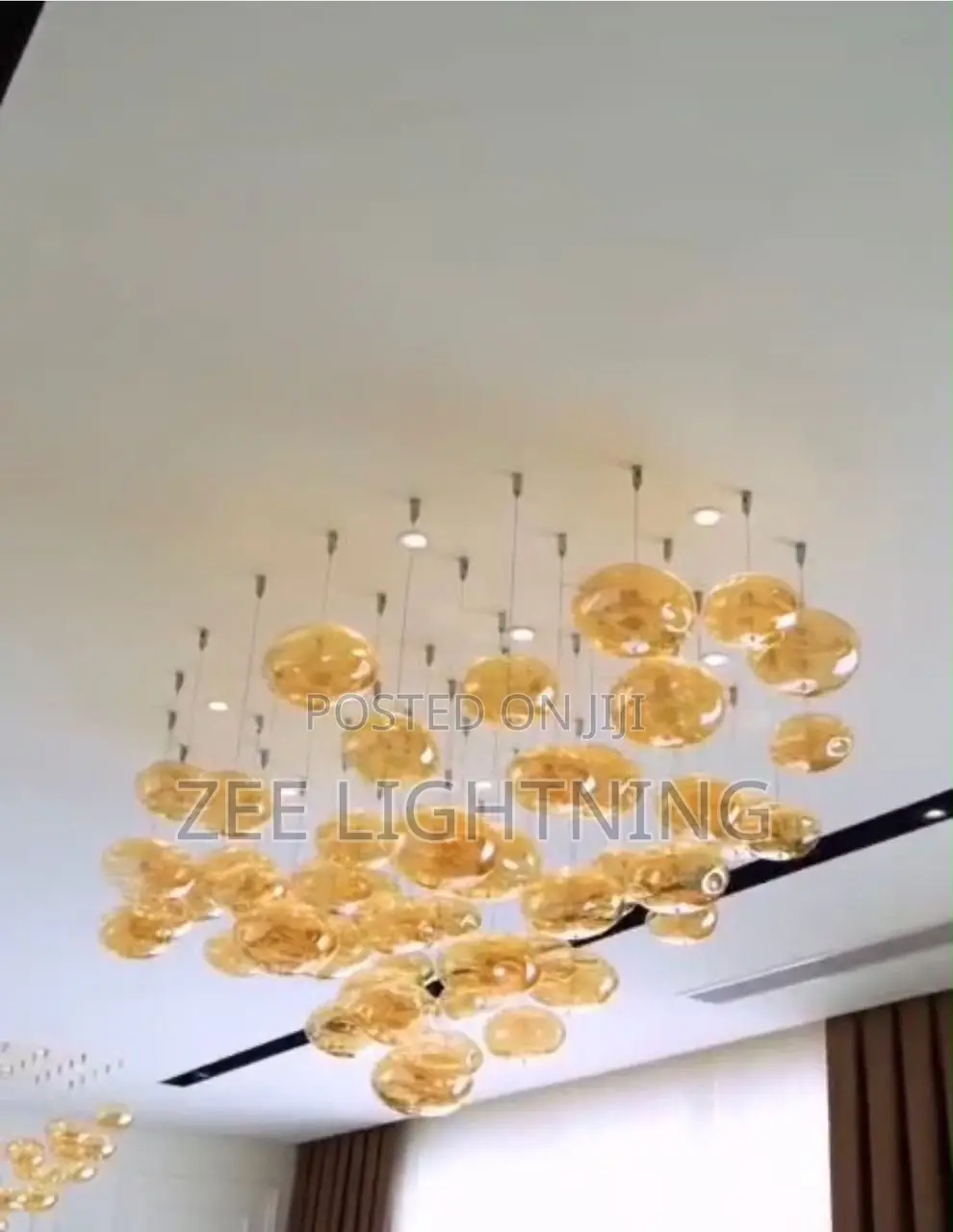Luxury Living Room Chandelier (Rose Gold a Set of 20drops )