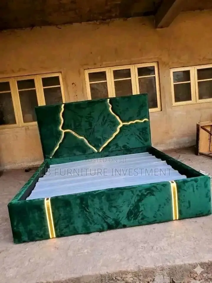 Gray 6 by 6 Bedframe