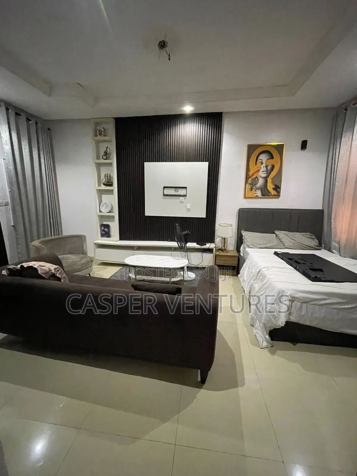 Furnished Studio Apartment in Garden, Osapa london for rent