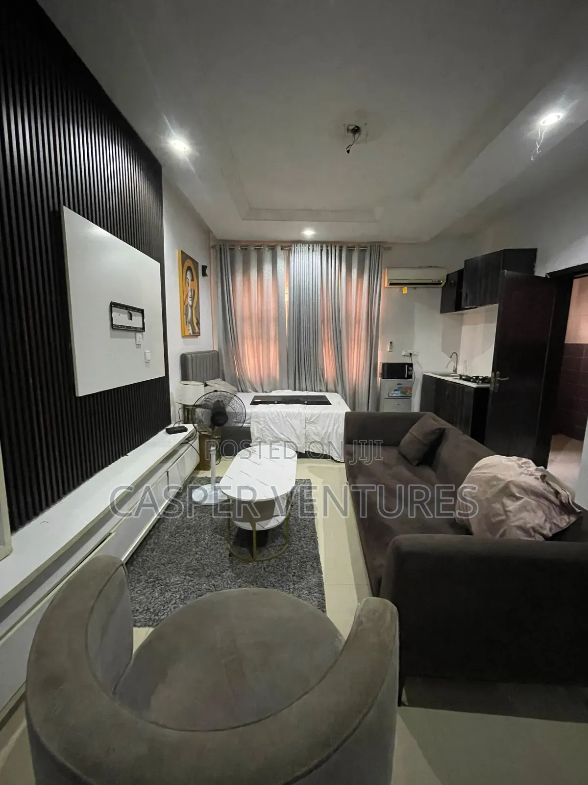 Furnished Studio Apartment in Garden, Osapa london for rent