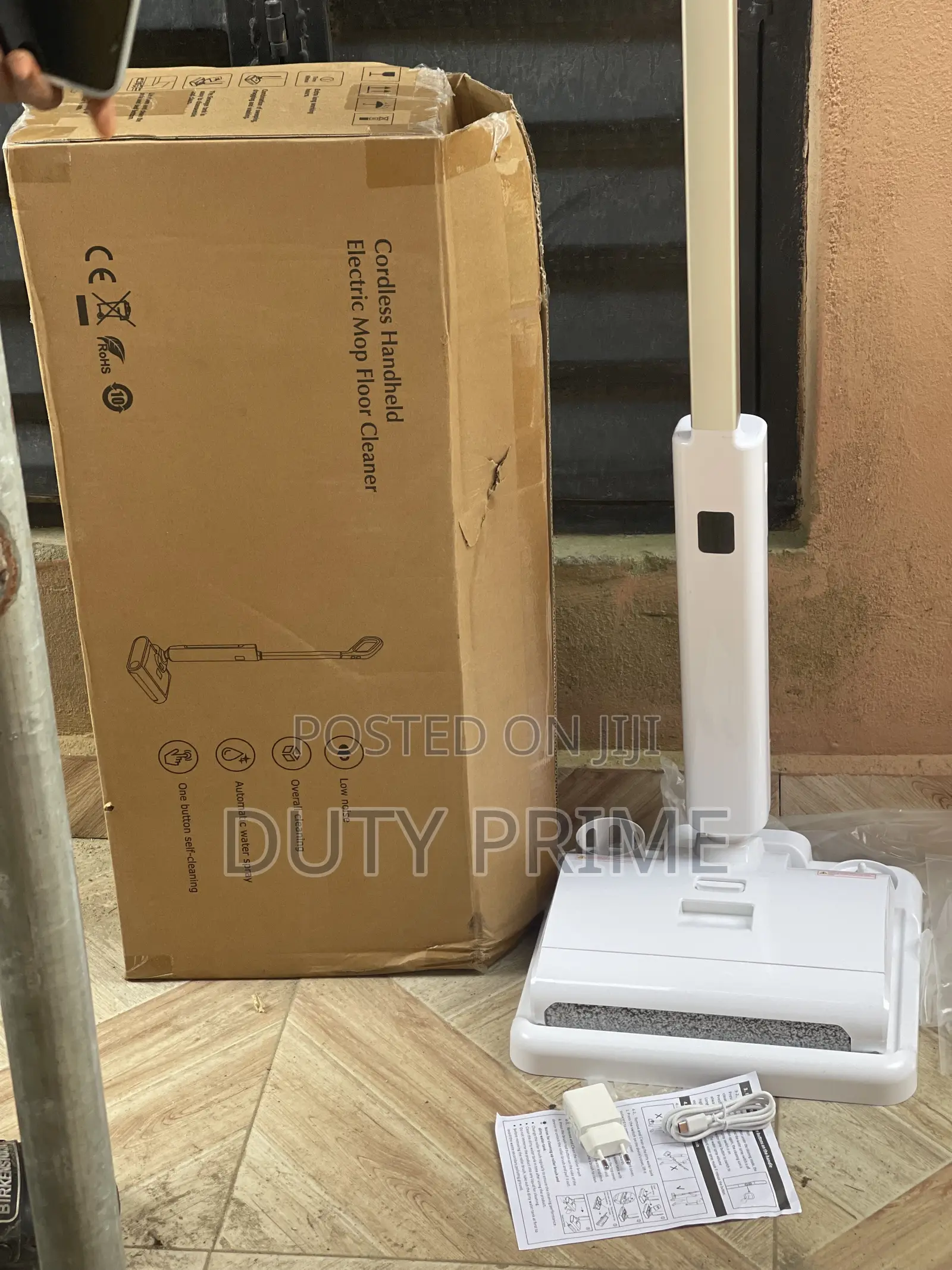 Cordless Handheld Electric Mop Floor Cleaner – Rechargeable