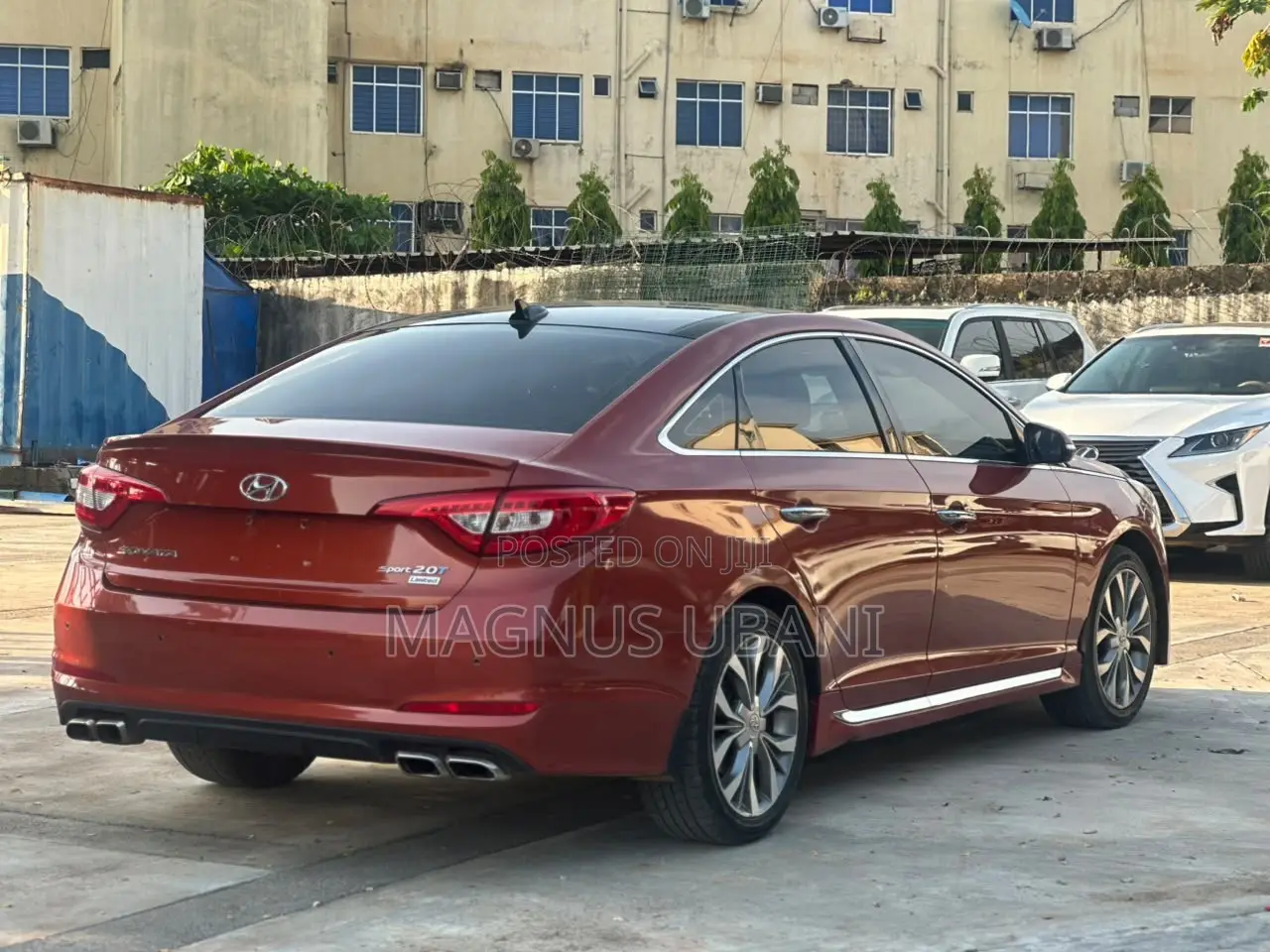 Hyundai Sonata Limited 4dr Sedan (2.0L 4cyl Turbo 6A) 2014 Red