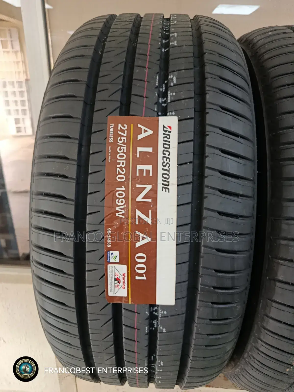 275/50r20 Bridgestone Tire