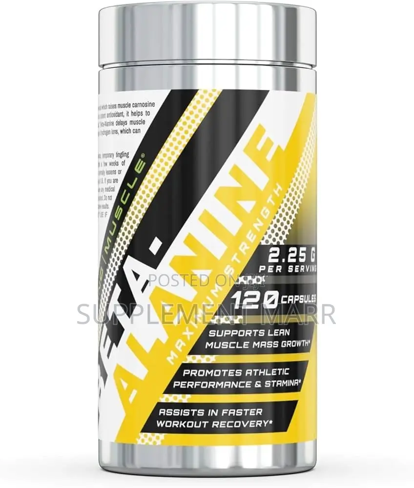 Beta Alanine Amino Acid – 2250mg Per Serving – 120 Count