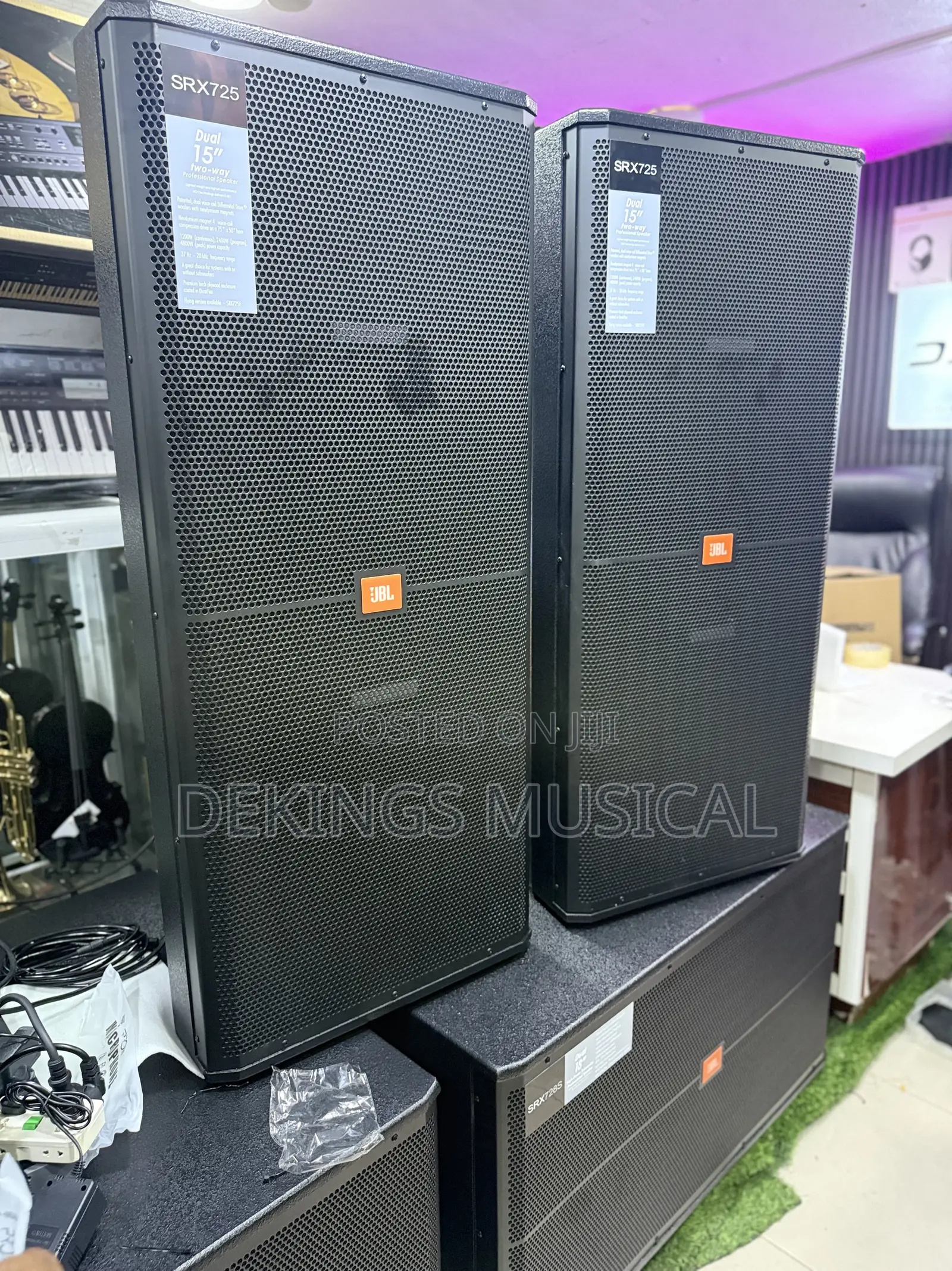 Original JBl Top Speaker Double 15 Inch Full Range Speakers