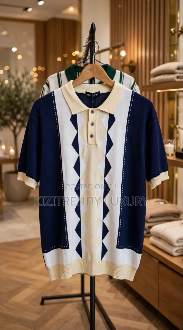 Knitted Shirt Button Up