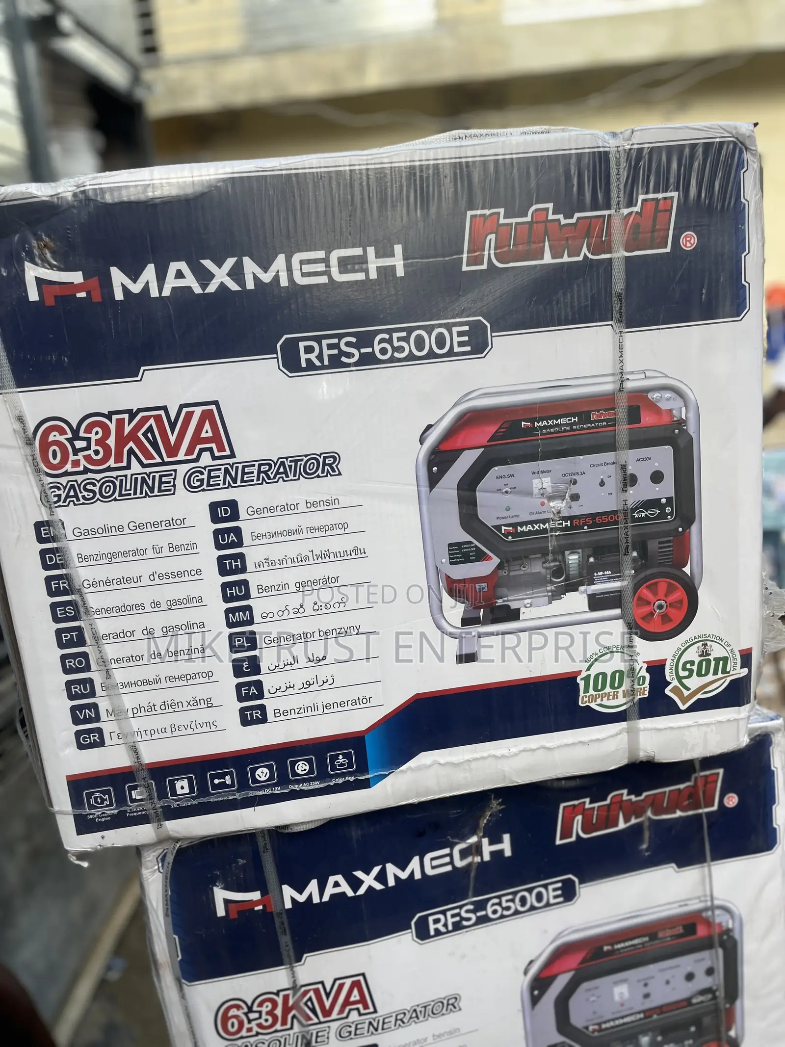Maxmech 6.3kva Strong Generator