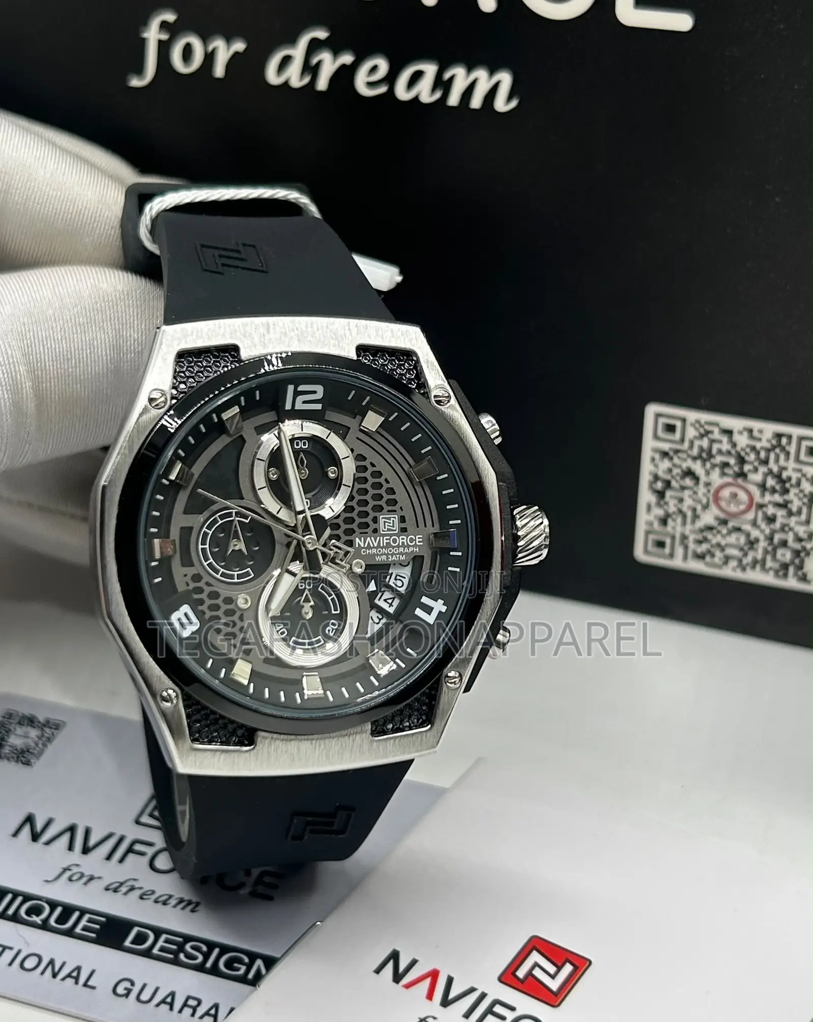 Naviforce Chronographic Rubber Watch