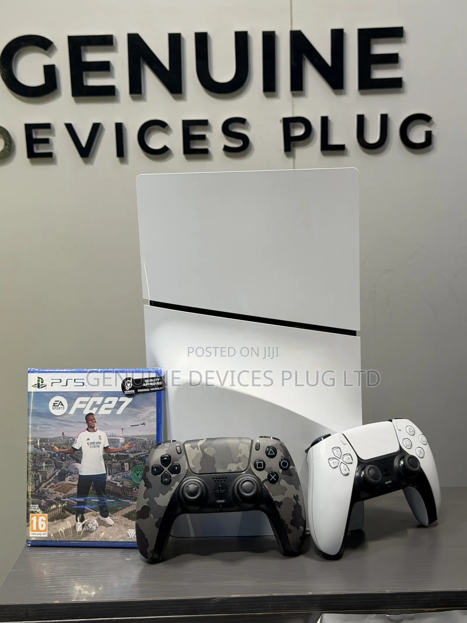 Sony PlayStation 5 Slim Console 1TB, With Two Controllers + FC27 PS5