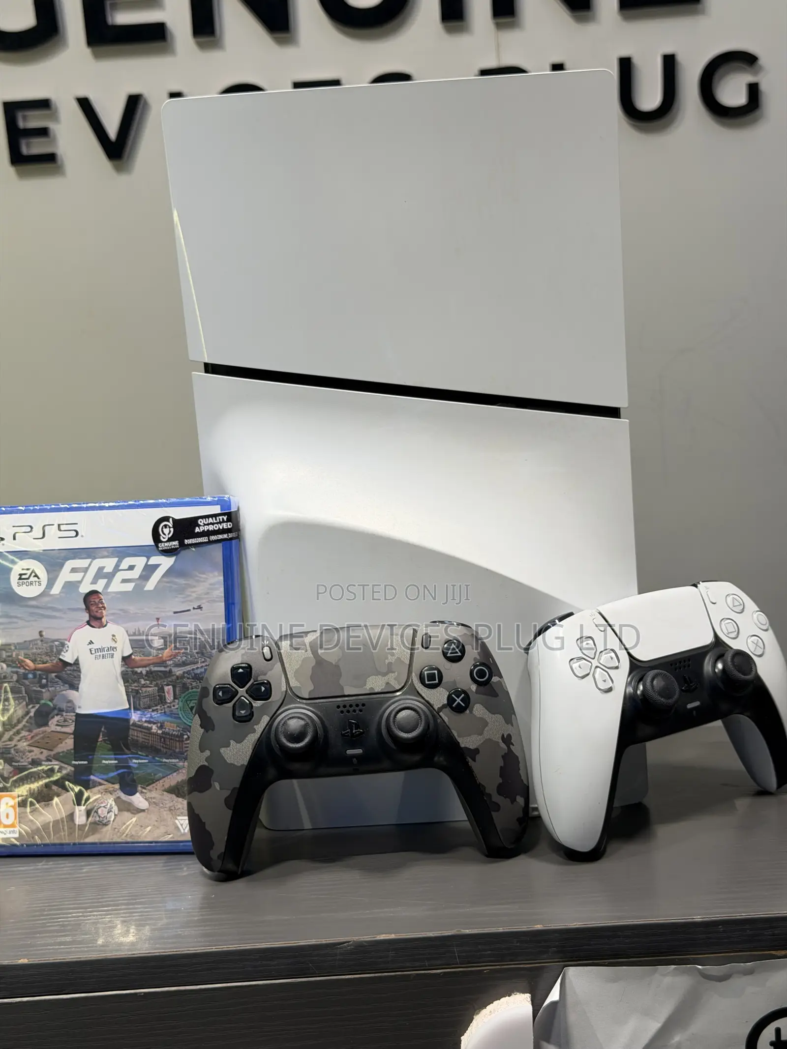 Sony PlayStation 5 Slim Console 1TB, With Two Controllers + FC27 PS5
