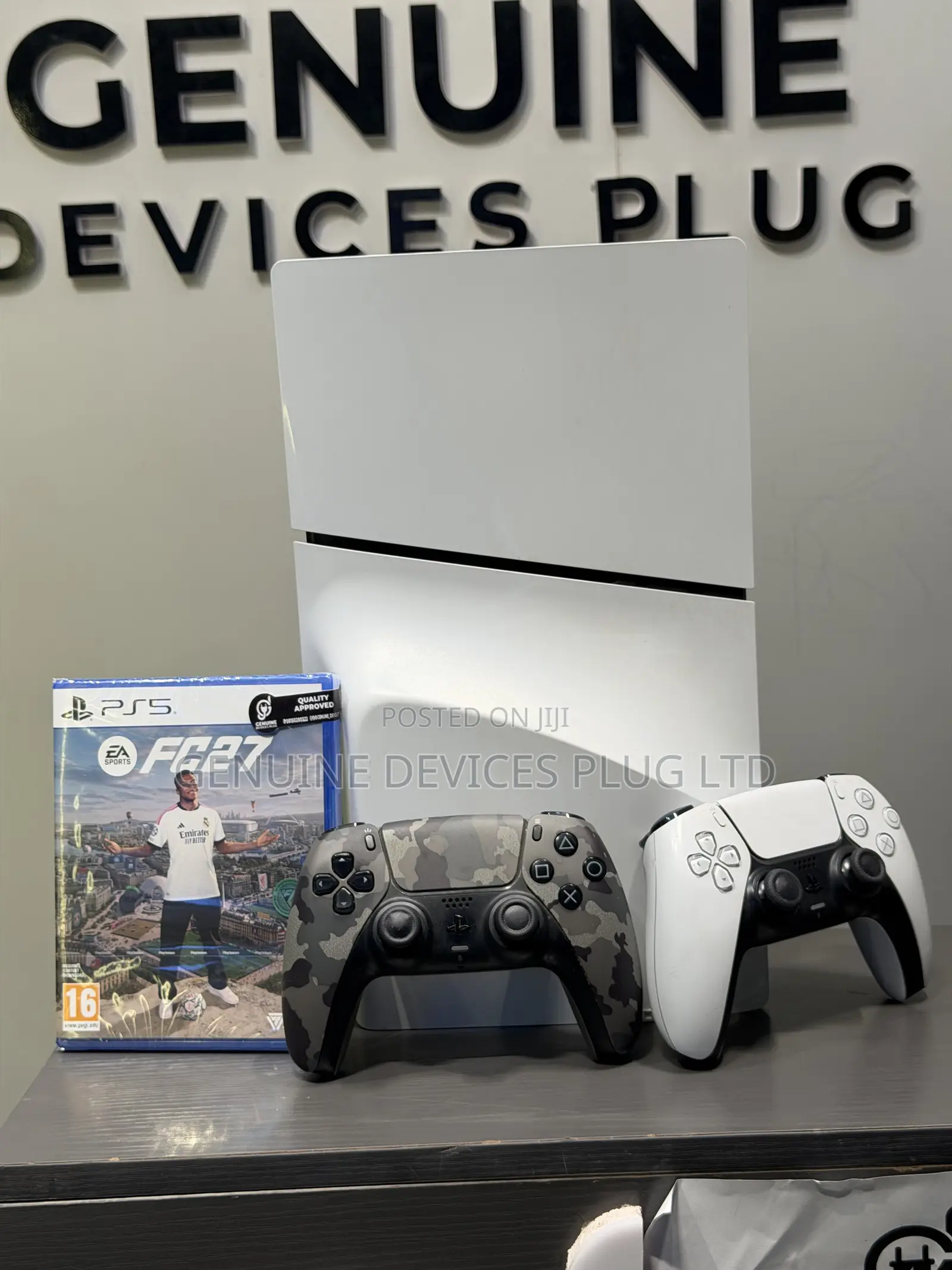 Sony PlayStation 5 Slim Console 1TB, With Two Controllers + FC27 PS5