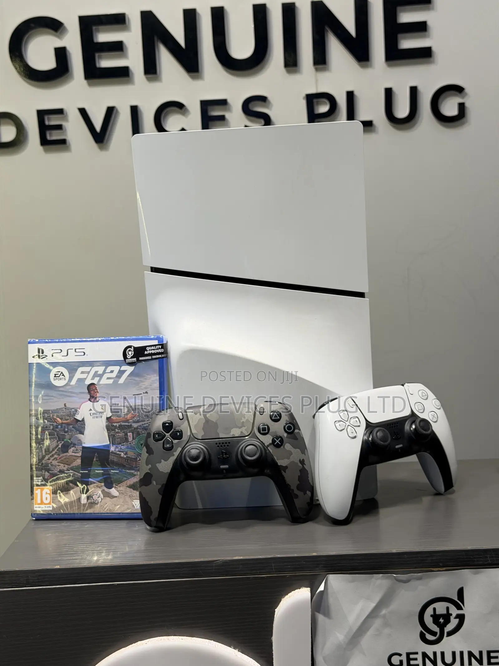 Sony PlayStation 5 Slim Console 1TB, With Two Controllers + FC27 PS5