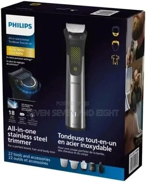 Philips All-in-One Trimmer 9000 Series for Face, Head and Body