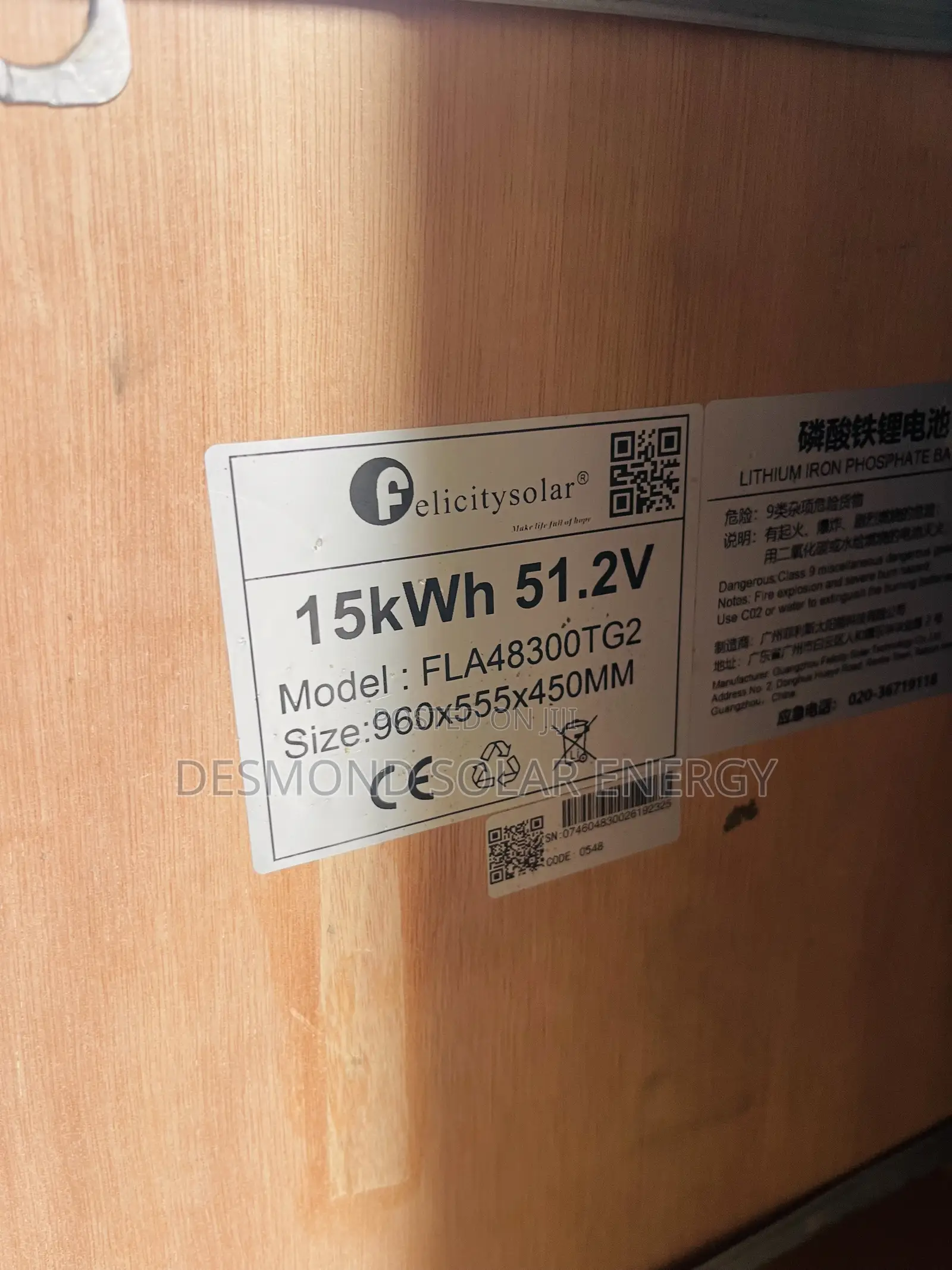 15kwh 51.2v Flat Felicity Lithium Ion Batteries Is Now Available