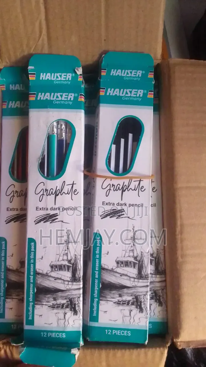 (12pcs) Quality Graphite Super Dark Pencils 