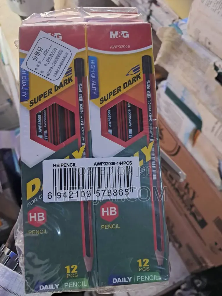(12pcs) Quality Graphite Super Dark Pencils 