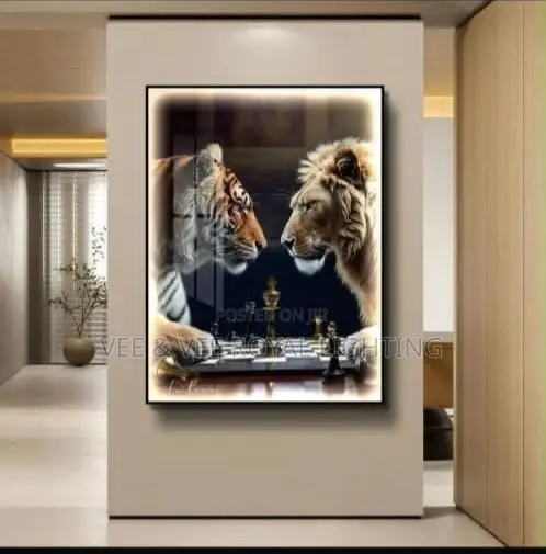 Aesthetic Frame Art LED Wall Decor -for Living Room, Hotels, Offices
