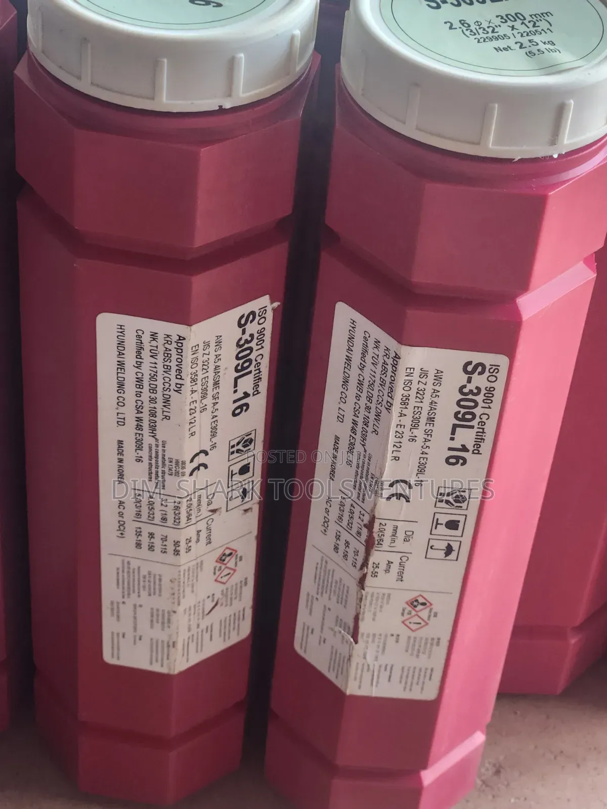 2.6X300mm(3/32x12")Hyundai S-309l.16 Stainless Steel Welding Electrode