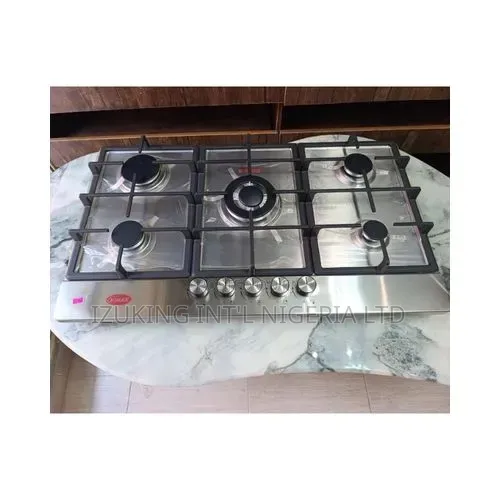 Kimax 90cm 5gas Burner Built-in Cookertop Hob Stainless Silver