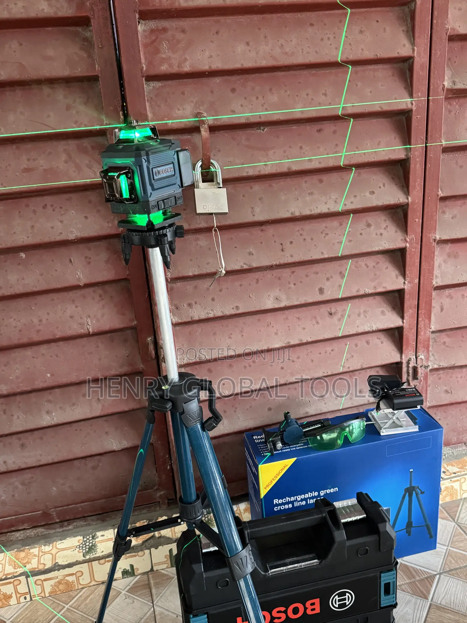 BOSCH 16-Lines Green Laser Level – 4D Rechargeable Professional Laser