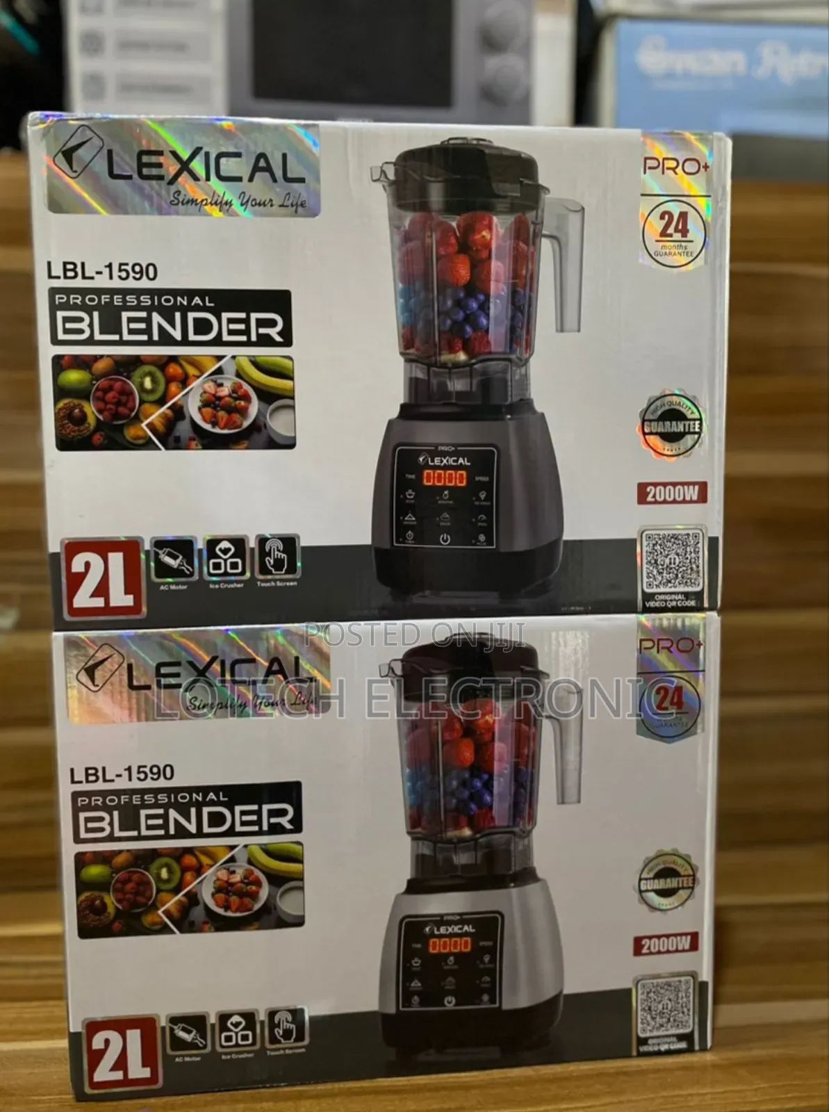 Lexical Professional Blender LBL-1590–2000W High-Power Blender With 2L
