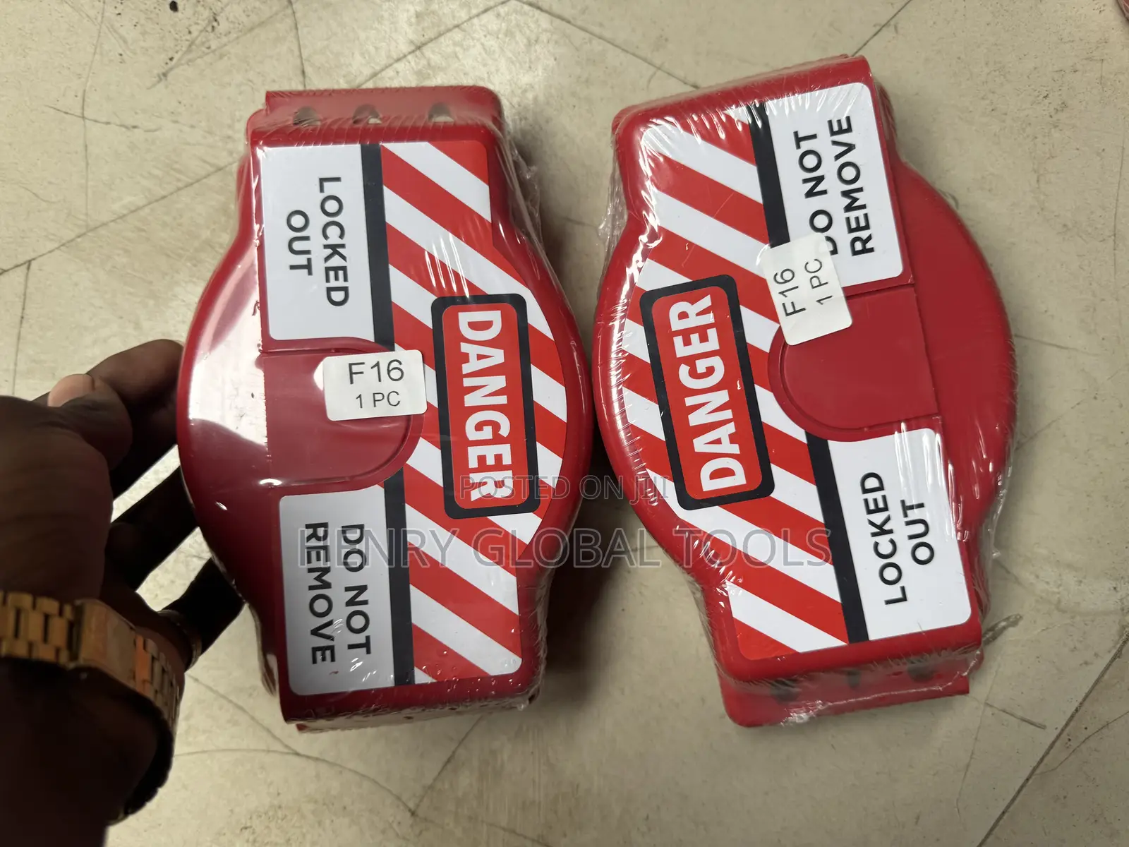 LOTO Valve Lockout – F16 Safety Lockout Device