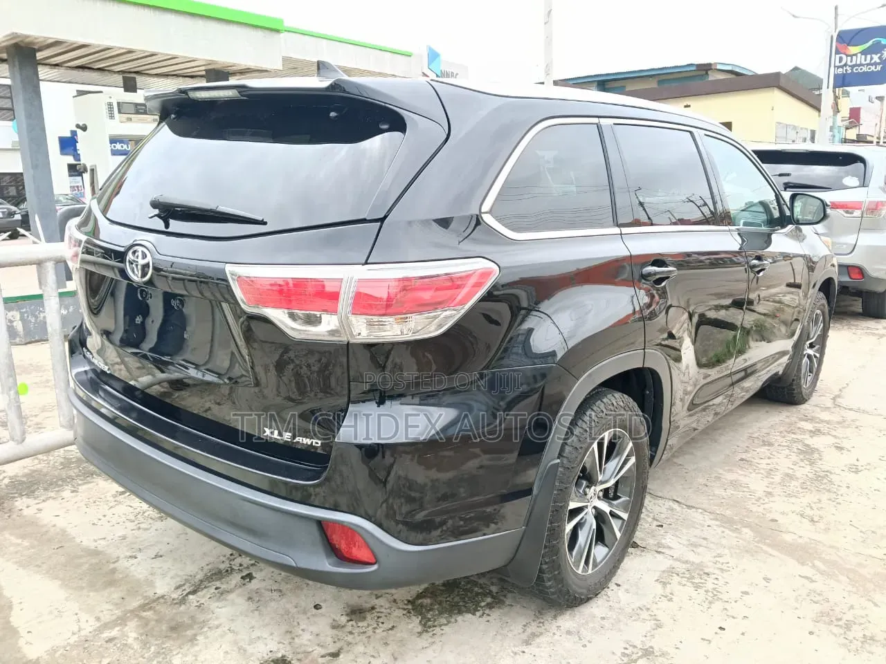 Toyota Highlander XLE V6 4x4 (3.5L 6cyl 6A) 2016 Black