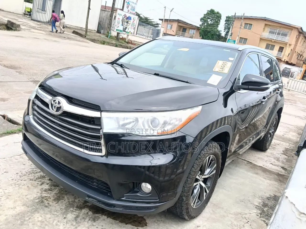 Toyota Highlander XLE V6 4x4 (3.5L 6cyl 6A) 2016 Black