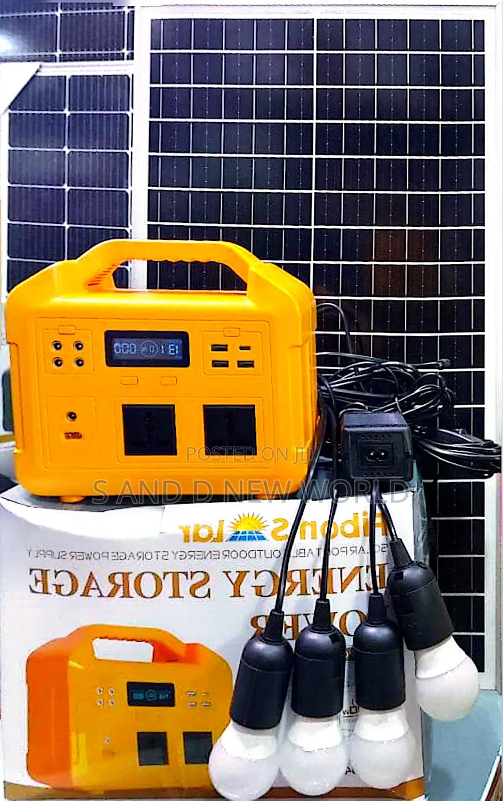 500Watts Solar Generator