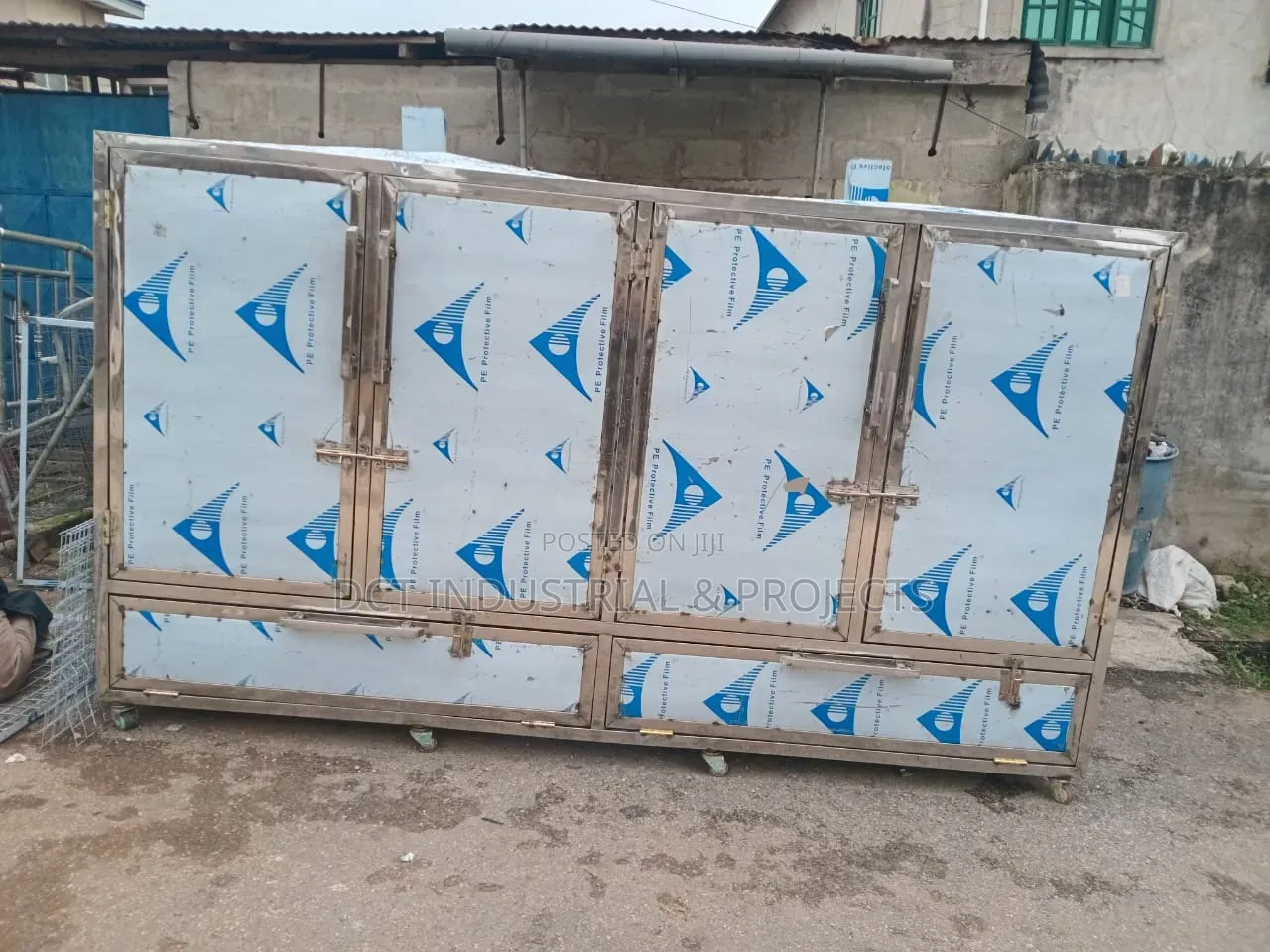 Industrial Scale Capacity Stainless Fish Smoking Kiln / Drying 3000pcs