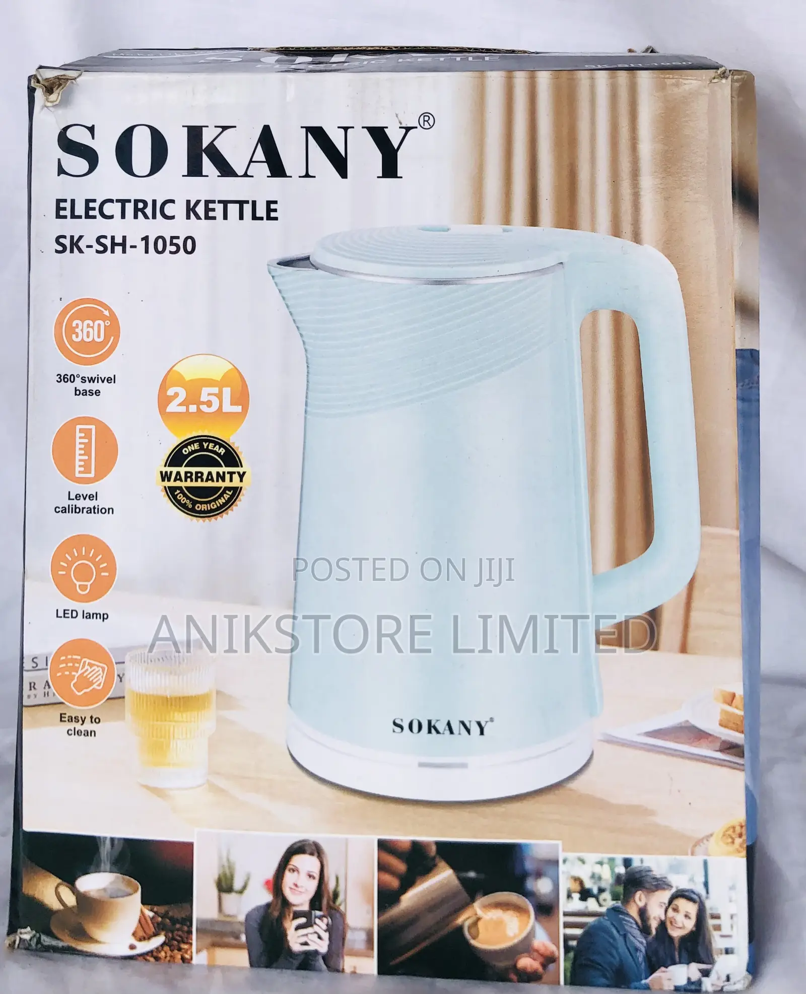 Sokany Electric Kettle (SK-SH-1050)