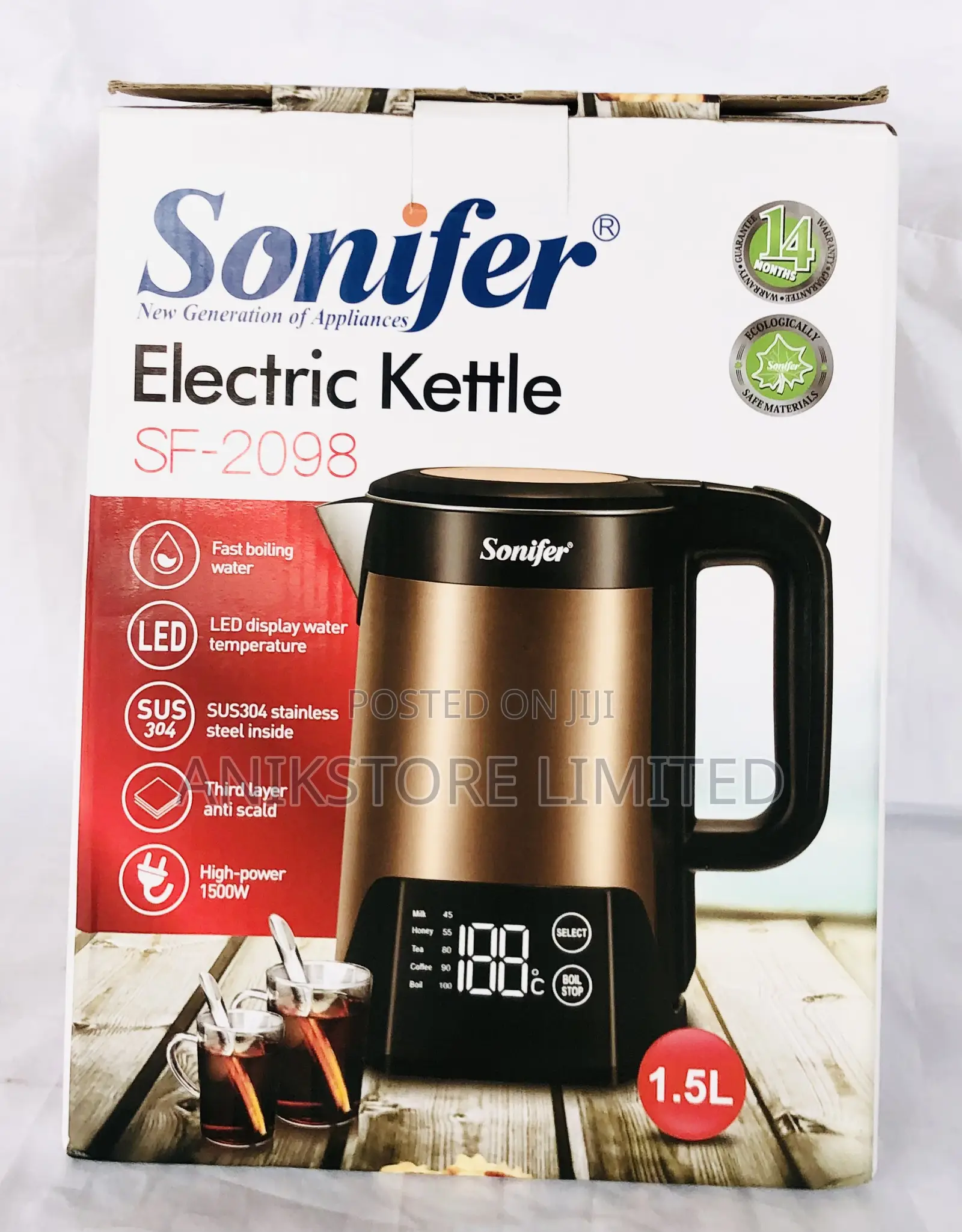 Sonifer Electric Kettle (SF-2098)