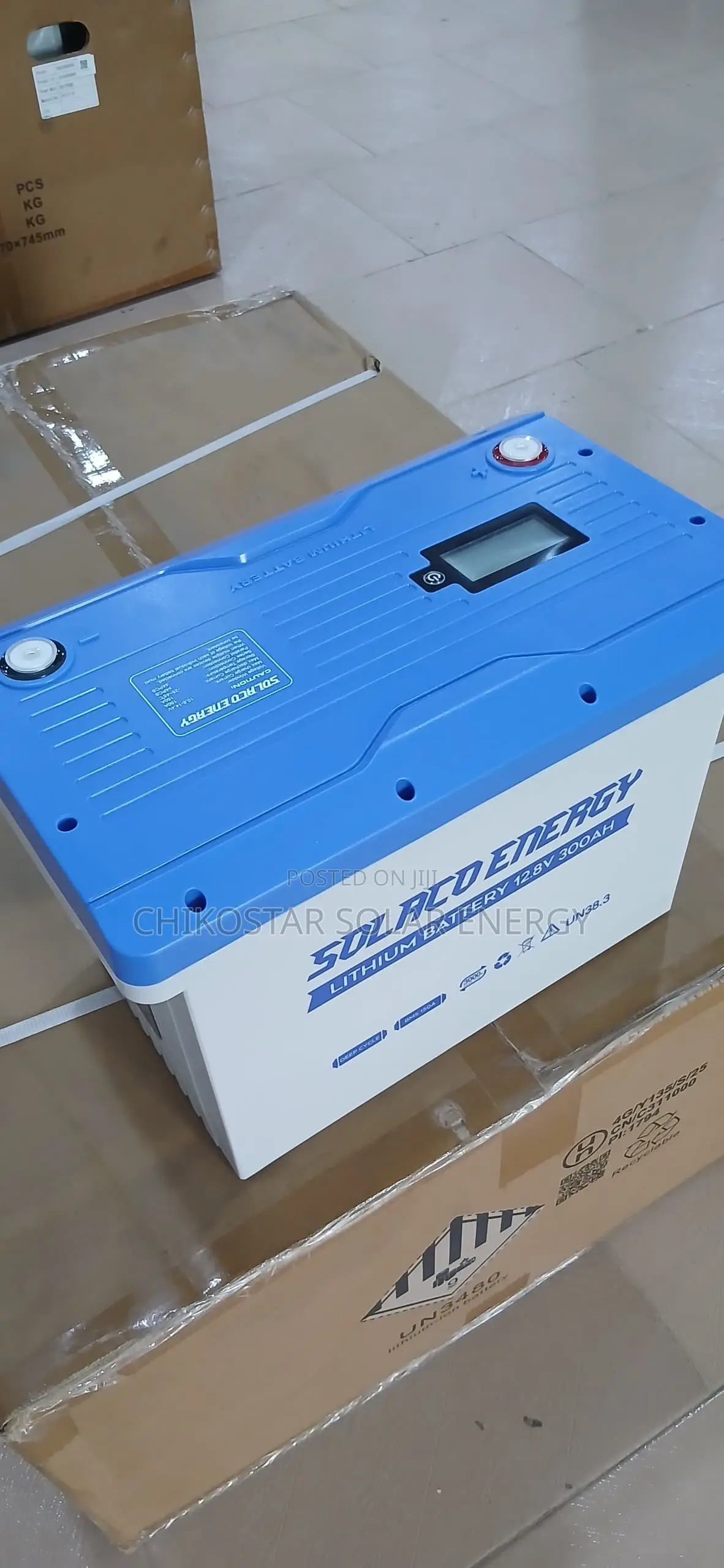Solaco Energy 12.8V 300Ah LiFePO4 Lithium Battery – Brand New