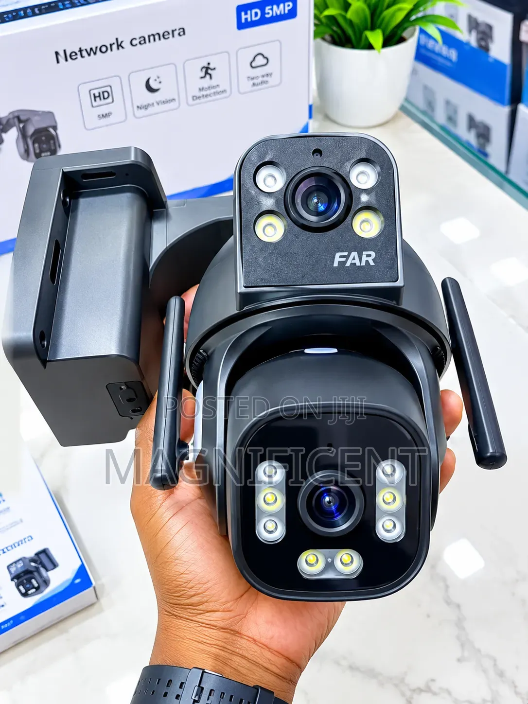 HOWFAR Outdoor Solar 5G Network PTZ Security Camera – 8MP