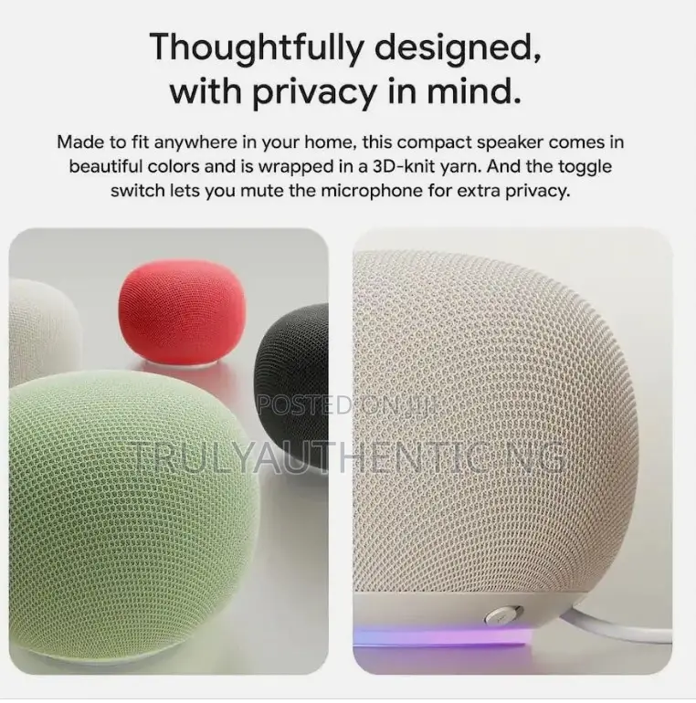 Google Premium Audio Speaker - 360-Degree Sound With Gemini