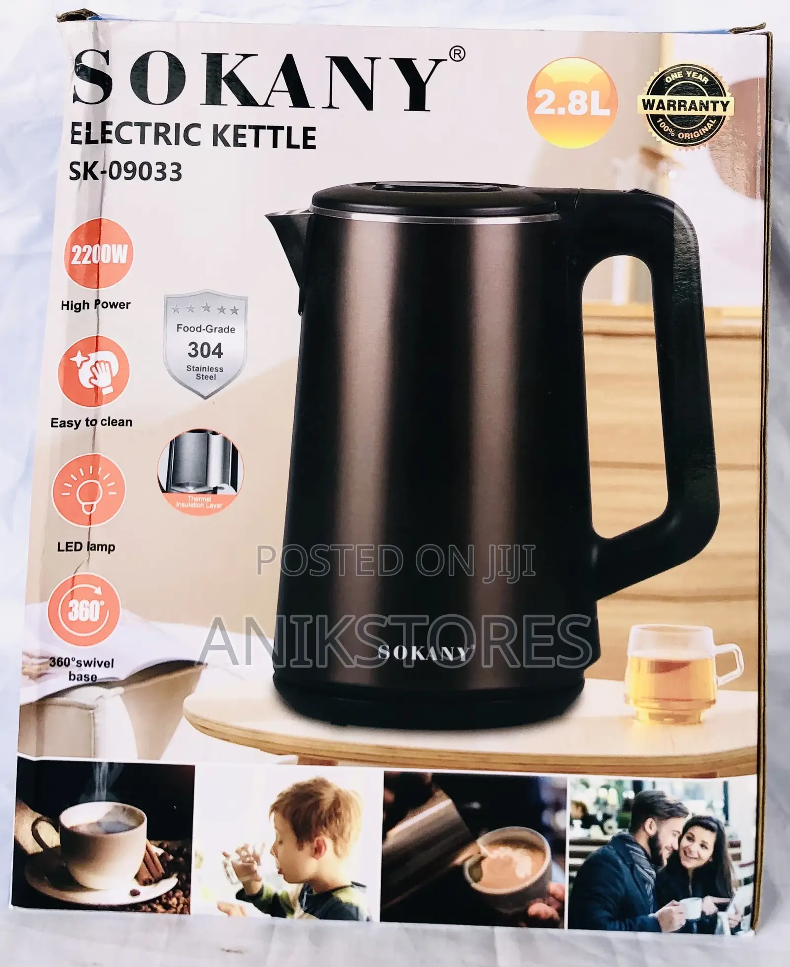 Sokany Electric Kettle (SK-09033)