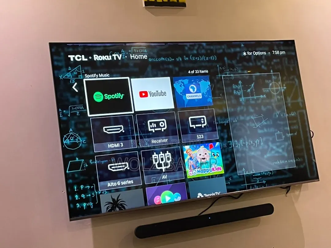 TCL 65-Inch 5-Series Qled Roku Smart TV (65s535)
