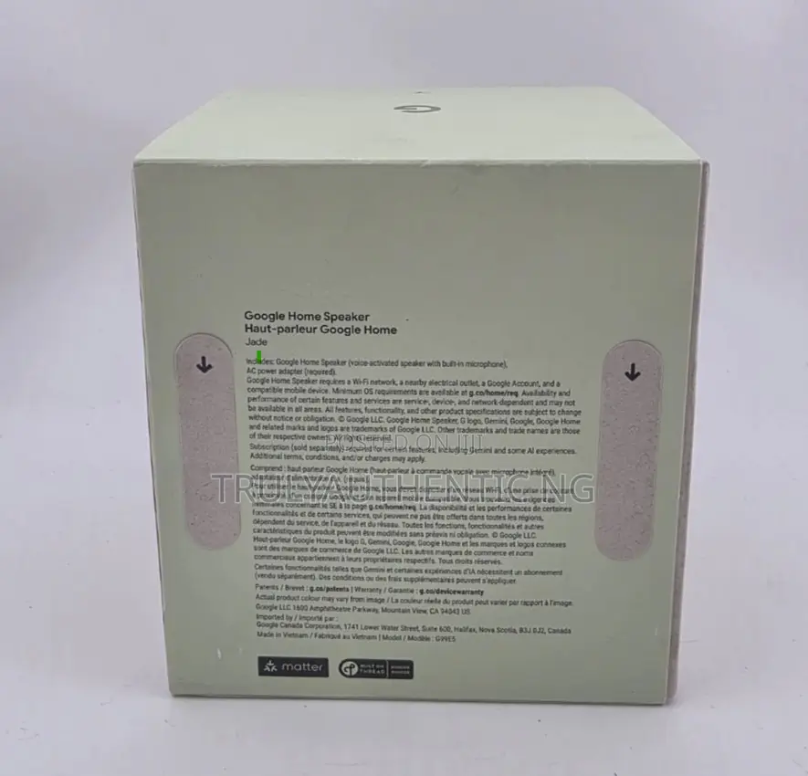 Google Premium Home Speaker - 360-Degree Sound With Gemini - Smart