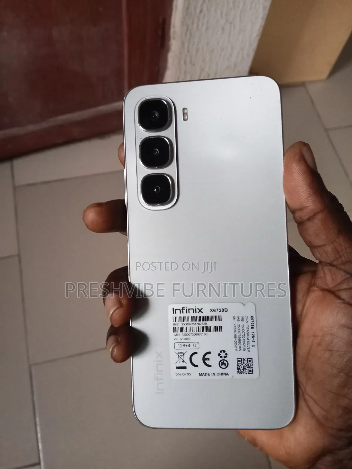 Infinix Hot 60i 128 GB Gray