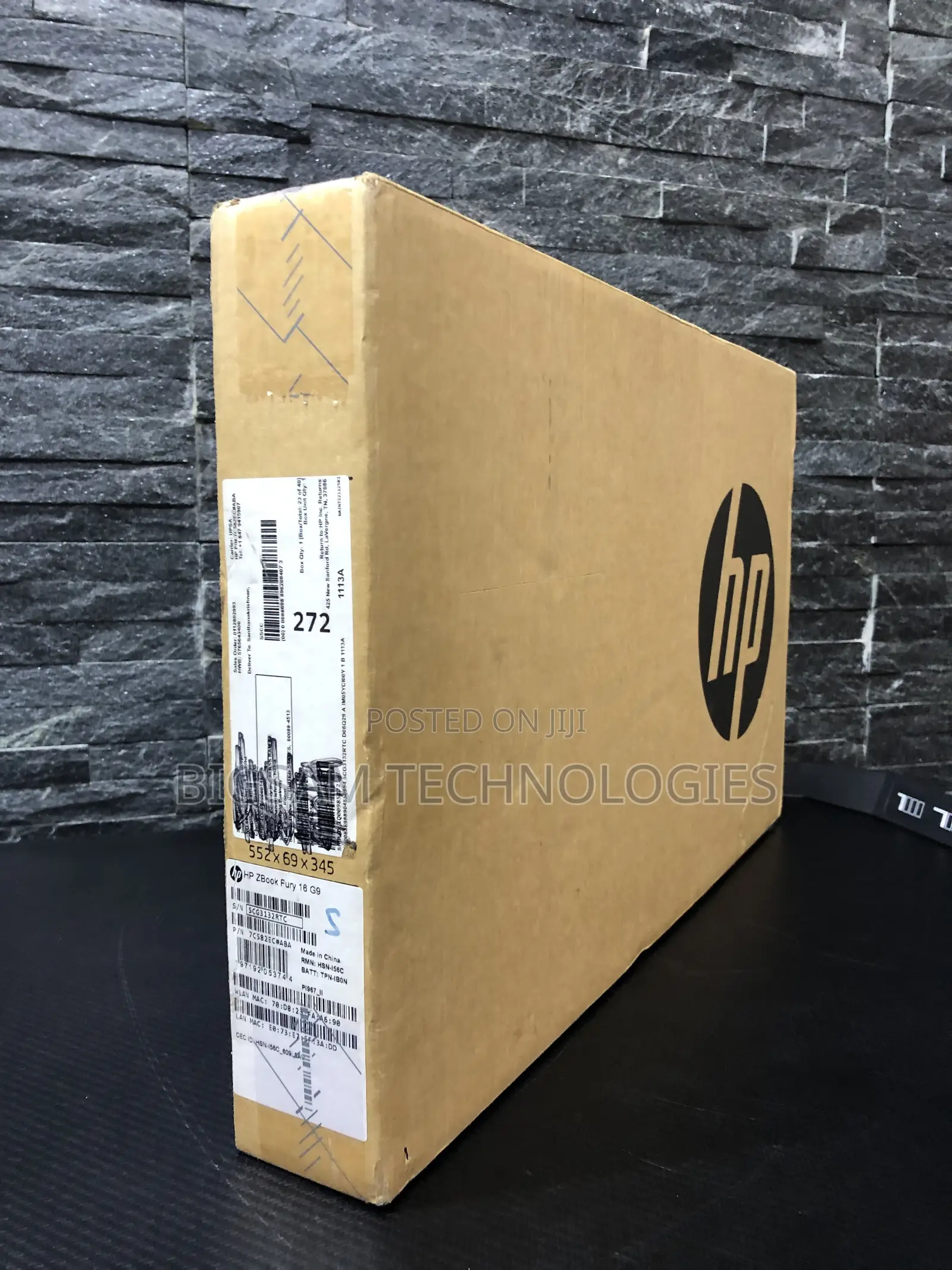 New Laptop HP ZBook Fury 16 G9 32GB Intel Core i7 SSD 1T