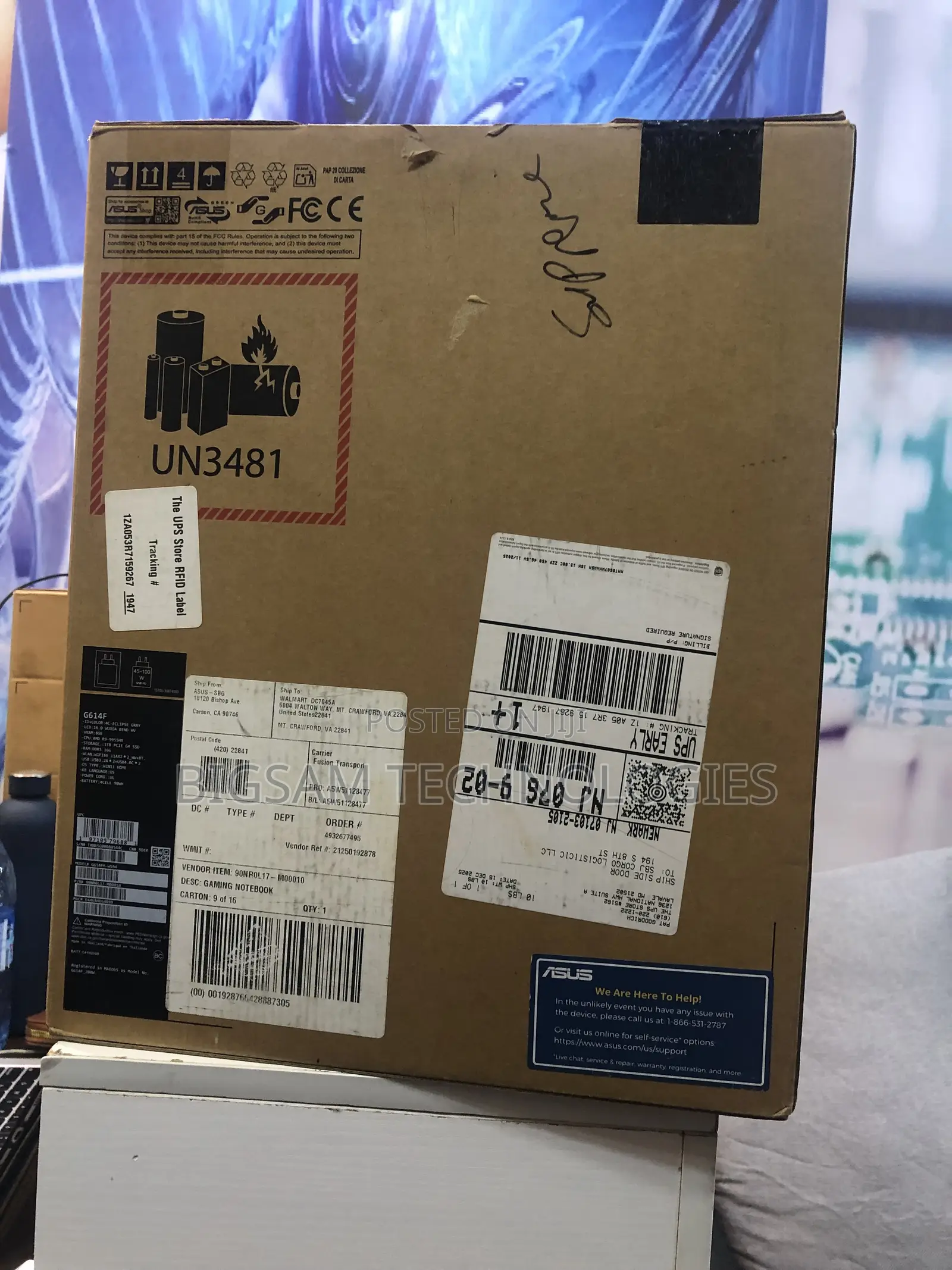 New Laptop Asus ROG Zephyrus G16 32GB Intel Core Ultra 9 SSD 1T